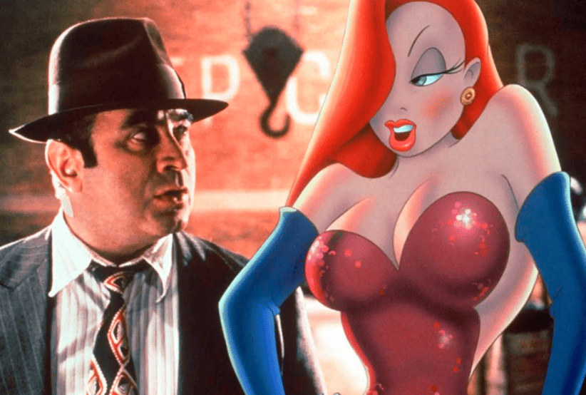 Kathleen Turner dublando a personagem Jessica Rabbit no Filme: Uma Cilada Para Roger Rabbit (1988).Um dos personagens mais famosos dos anos 80.