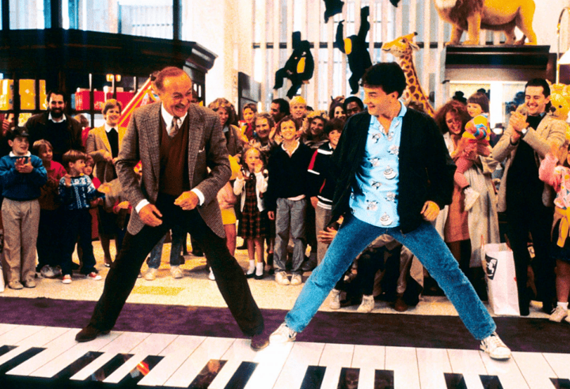 Tom Hanks como o personagem Josh Baskin no Filme: Quero Ser Grande (1988).Um dos personagens mais famosos dos anos 80.