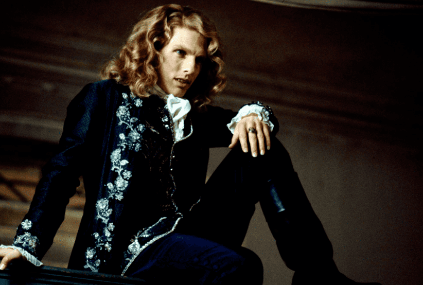 Tom Cruise como Lestad no filme Entrevista com o Vampiro