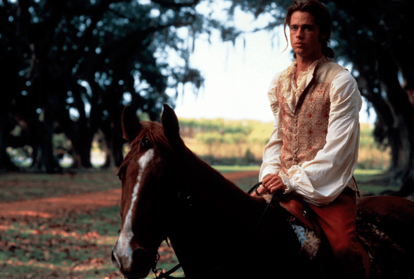 Brad Pitt como Louis no filme Entrevista com o Vampiro