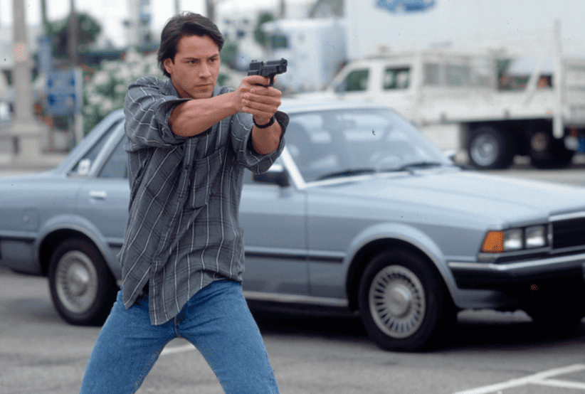 Keanu Reeves em Caçadores de Emoção