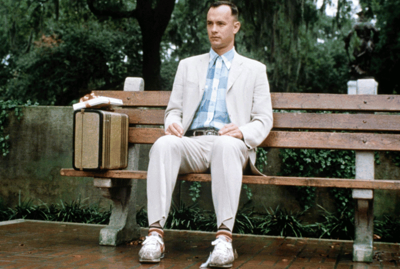 Forrest (Tom Hanks) e John Lennon sendo enrevistas no filme Forrest Gump, um dos clássicos em Efeitos especiais e visuais.