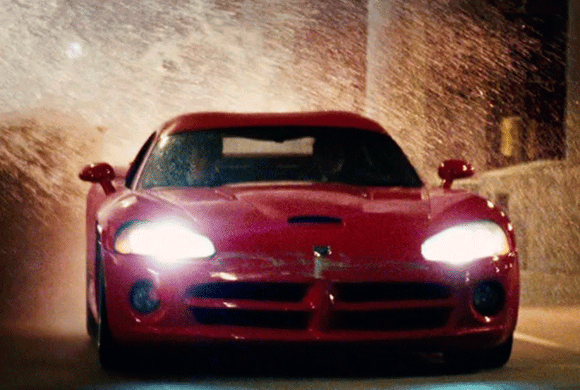 Imagem do carro Dodge Viper.Um dos carros mais desejados do cinema