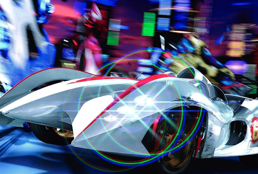 Imagem do carro Mach-5.Um dos carros mais desejados do cinema