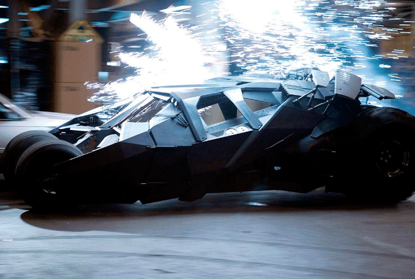 Imagem do carro tumbler.Um dos carros mais desejados do cinema