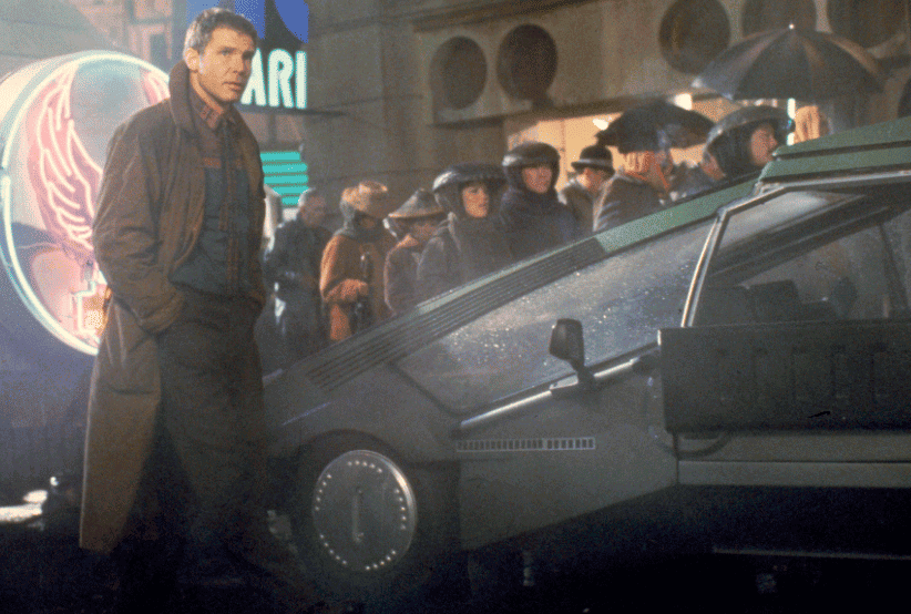 Imagem do carro Spinner. Um dos carros mais desejados do cinema