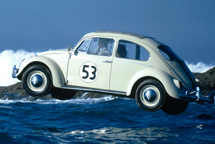 Imagem do carro Fusca.Um dos carros mais desejados do cinema