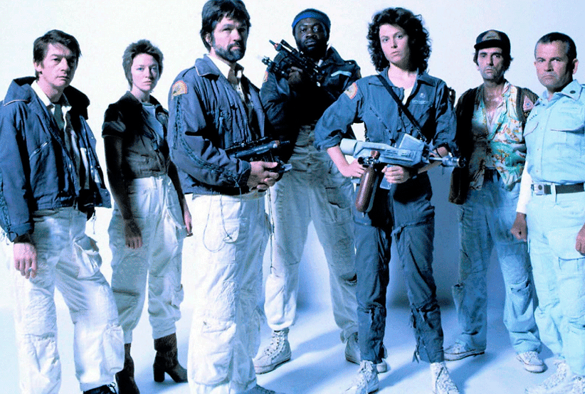 Equipe da Nostromo. Alien – O Oitavo Passageiro (1979): o clássico que redefiniu a ficção científica