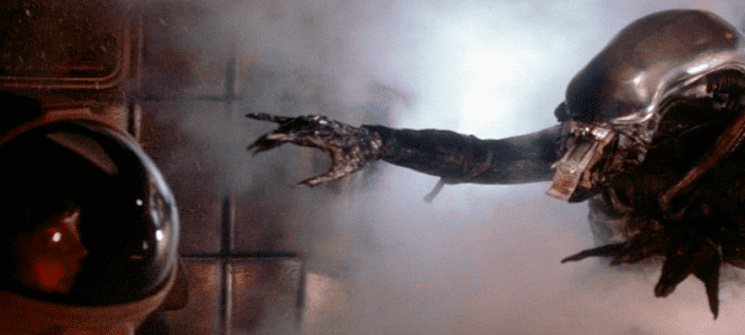 O ataque do assustador Alien. Os verdadeiros monstros do cinema