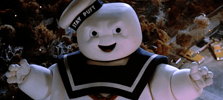 O deliciosamente assutador Stay Puft. Os verdadeiros monstros do cinema
