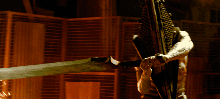 O assustador Pyramid Head. Os verdadeiros monstros do cinema