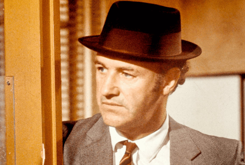 Gene Hackman como Popeye Doyle no filme Operação França (1971), em uma lsita com os 30 personagens mais famosos dos anos 70.