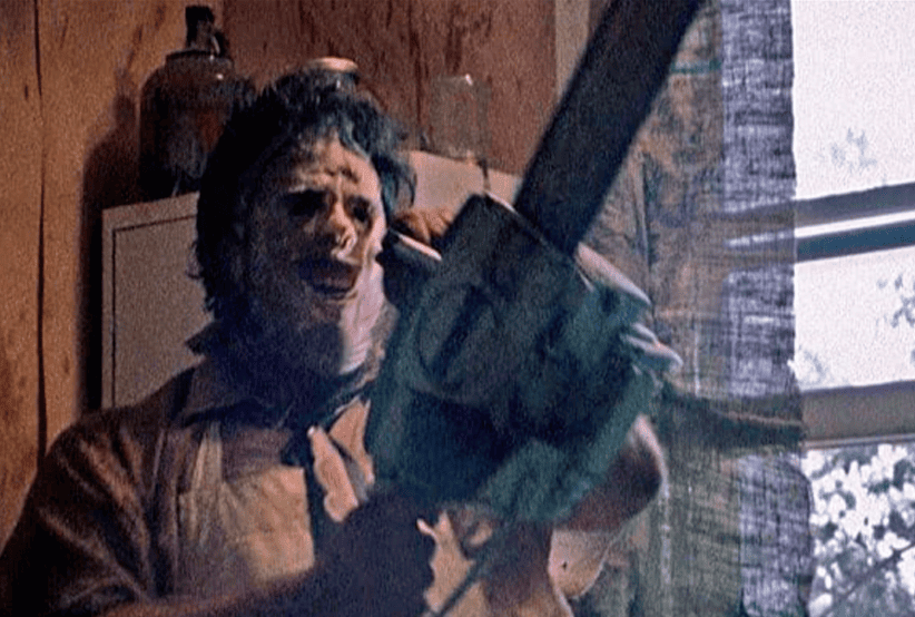 Gunnar Hansen no filme O Massacre da Serra Elétrica (1974)