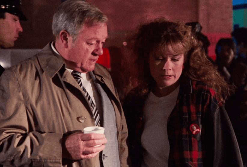 Roxanne Hart e Alan North em Highlander - O Guerreiro Imortal (1986)