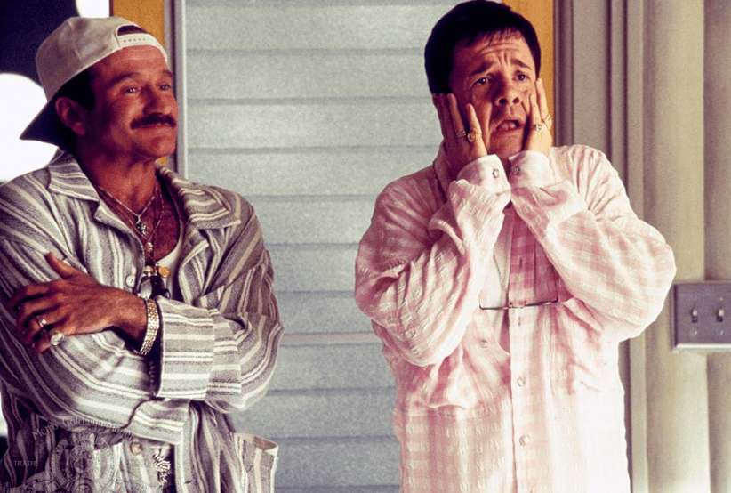 Casais do Cinema:  Atores: Robin Williams no Filme: The Birdcage – A Gaiola das Loucas (1996)