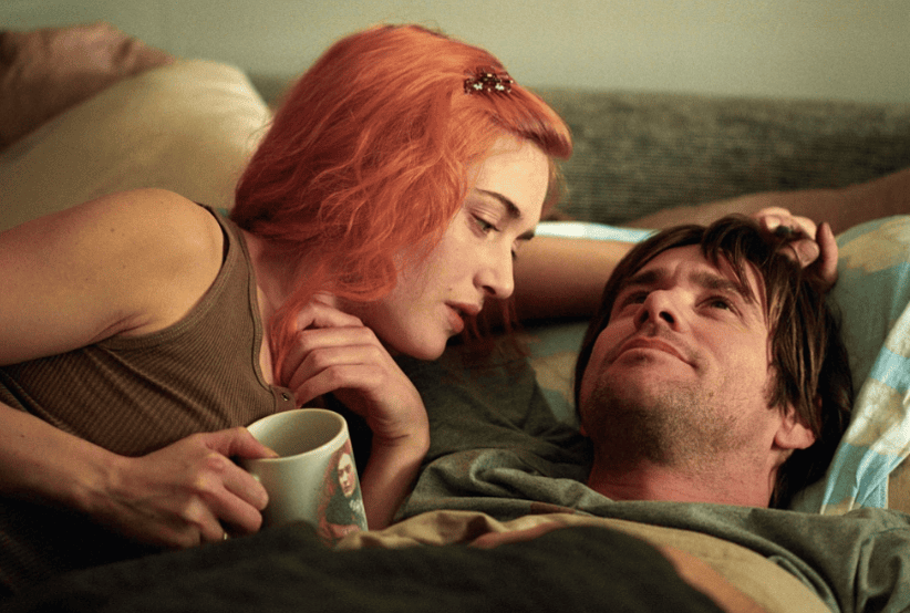 Casais do Cinema:  Jim Carrey e Kate Winslet no FiIme: Brilho Eterno de uma Mente sem Lembranças (2004) 