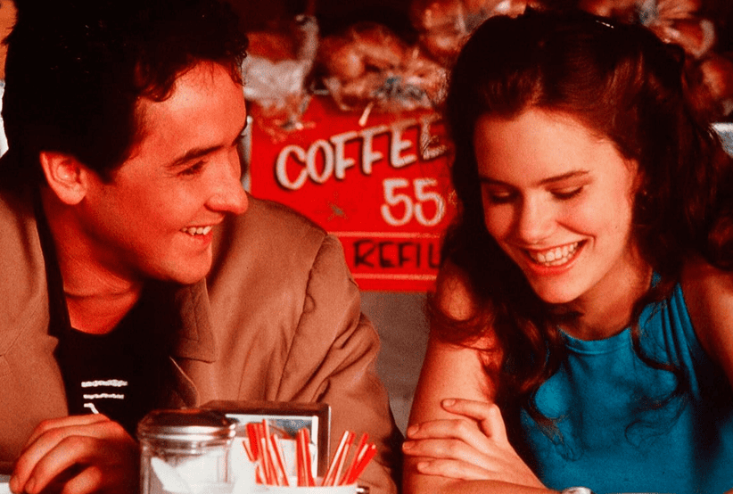 Casais do Cinema. John Cusack e Ione Skye no Filme: Digam o que Quiserem (1989)
