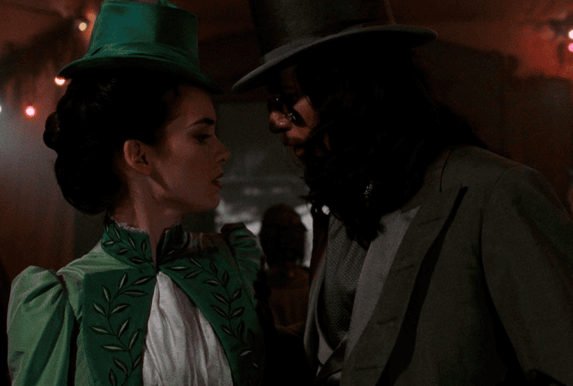 Casais do Cinema:  Atores: Gary Oldman e Winona Ryder no Filme: Drácula de Bram Stoker (1992)