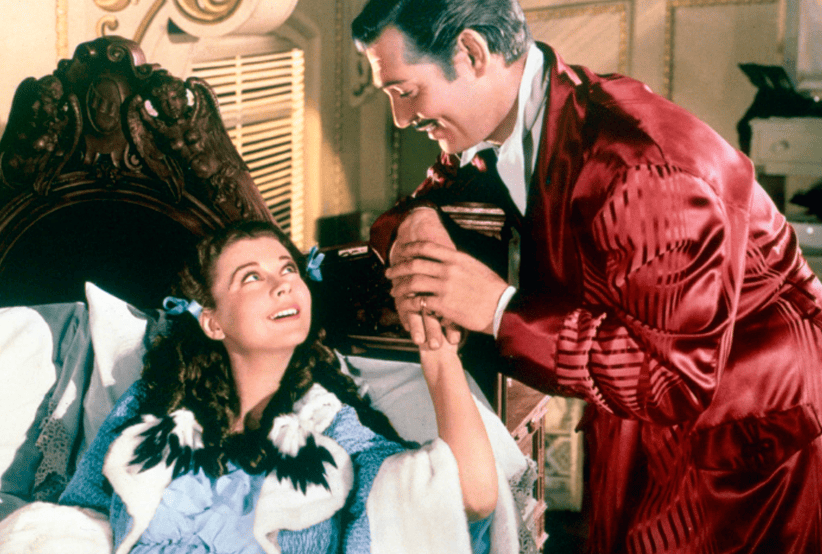 Casais do Cinema: Atores: Clark Gable e Vivien Leigh no Filme: …E o Vento Levou (1939)