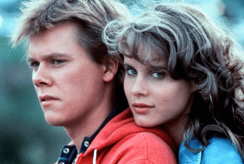 Casais do Cinema:  Atores: Kevin Bacon e Lori Singer no Footloose: Ritmo Louco (1984)