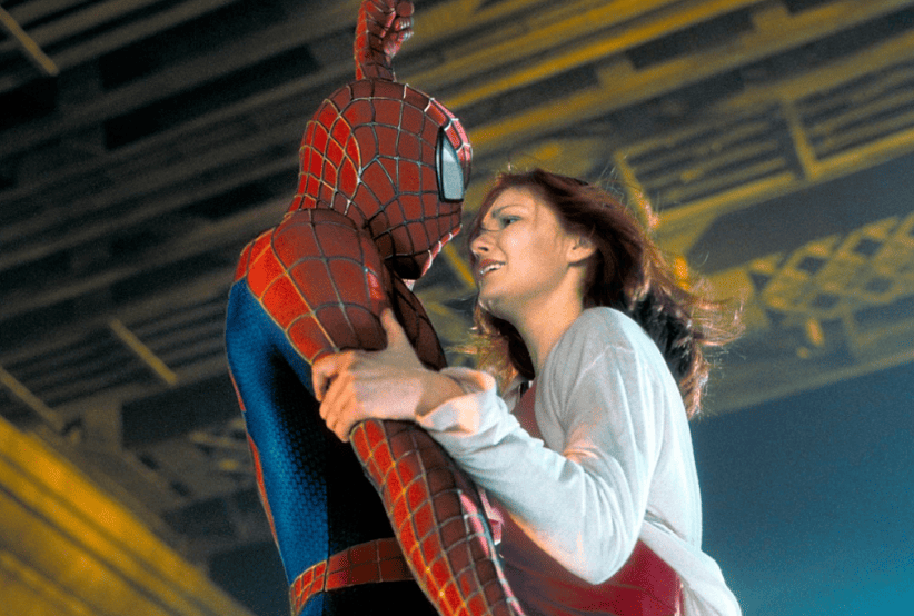 Casais do Cinema:  Tobey Maguire e Kirsten Dunst | FiIme: Homem-Aranha (2002)