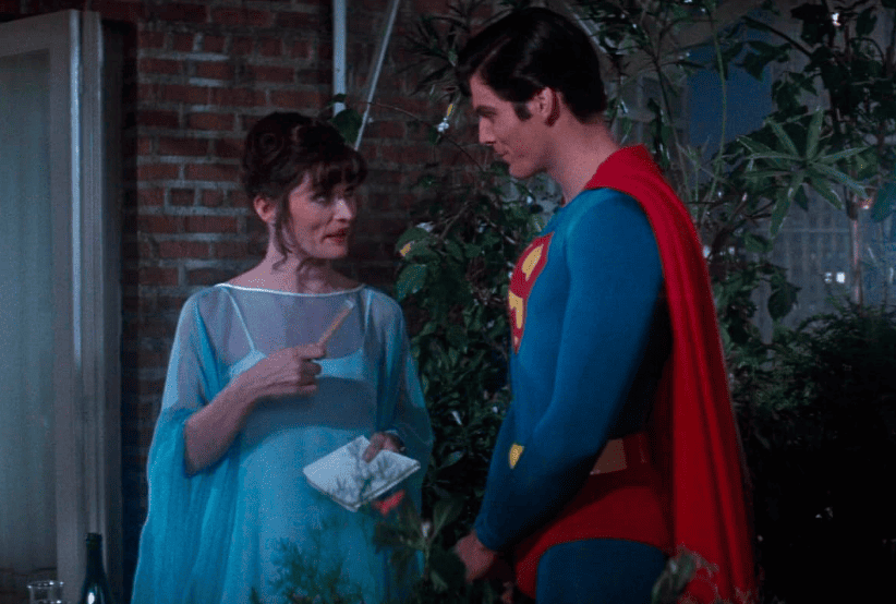 Casais do Cinema:  Atores: Christopher Reeve e Margot Kidder no Filme: Superman O Filme (1978)