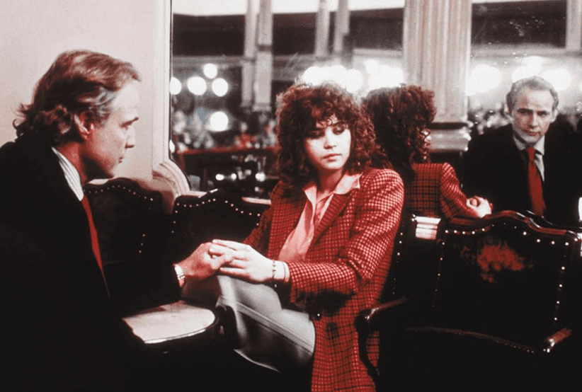 Casais do Cinema:  Atores: Marlon Brando e Maria Schneider no Filme: O Último Tango em Paris (1972)