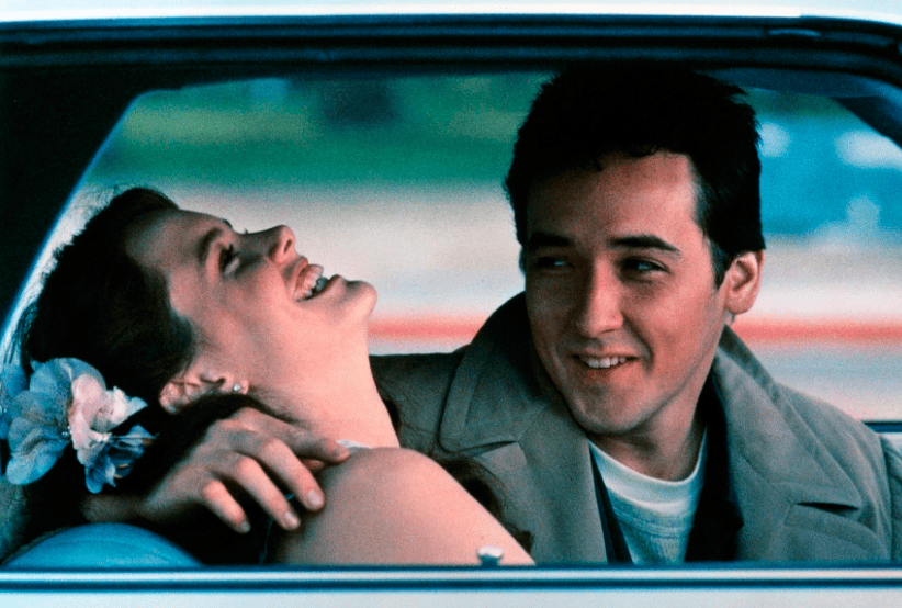 John Cusack e Ione Skye no filme Digam o que Quiserem (1989)