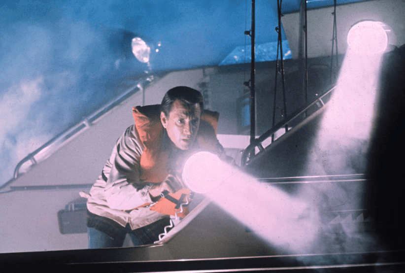 Roy Scheider como Martin Brody no filme tubarão (1975)