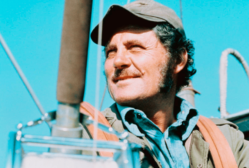Robert Swaw como Quint no filme tubarão (1975)