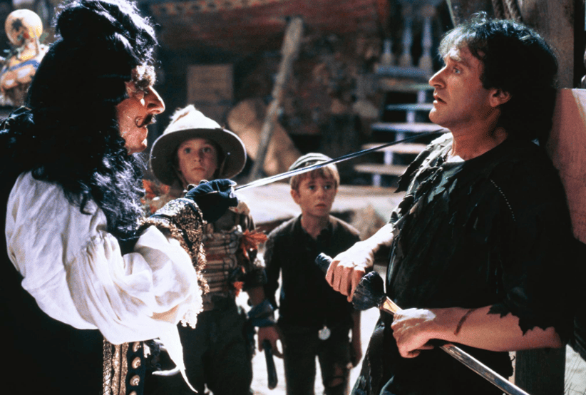 Hook: A Volta do Capitão Gancho em uma lista com os melhores filmes de Steven Spielberg