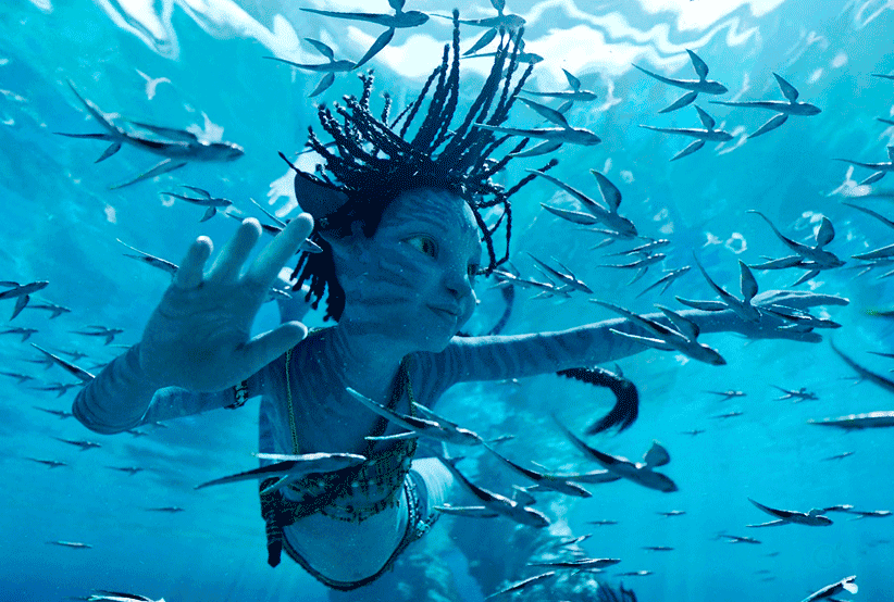 Avatar: O Caminho da Água. Em uma lista que reune os filmes da carreira de James Cameron.